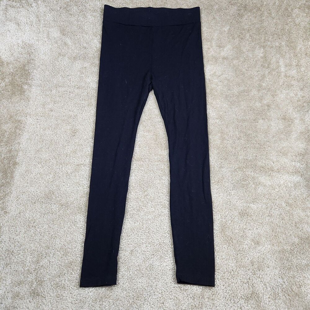 Lou & Grey For Loft Leggings Black Womens Sz S Stretch Rayon Poly Blend A989
